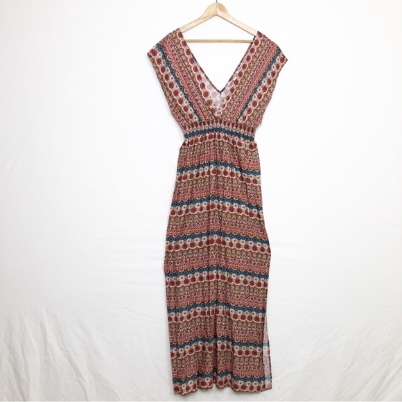 Forever 21 bohemian multi colored maxi dress - Picture 14 of 14